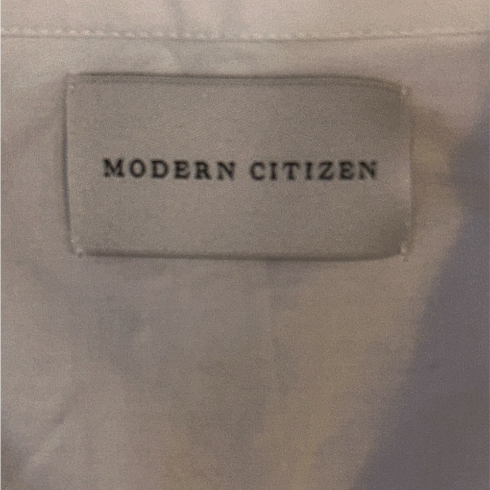 MODERN CITIZEN WHITE Clara Open-Back Button Down Dress - Picture 8 of 8
